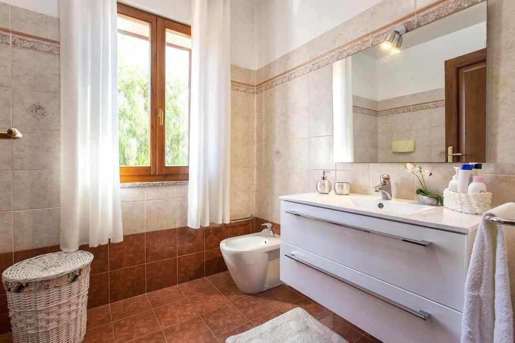 Alghero Villa Mistral Per 7 Persone Terrazza Bbq Ac Wifi Eksteriør bilde